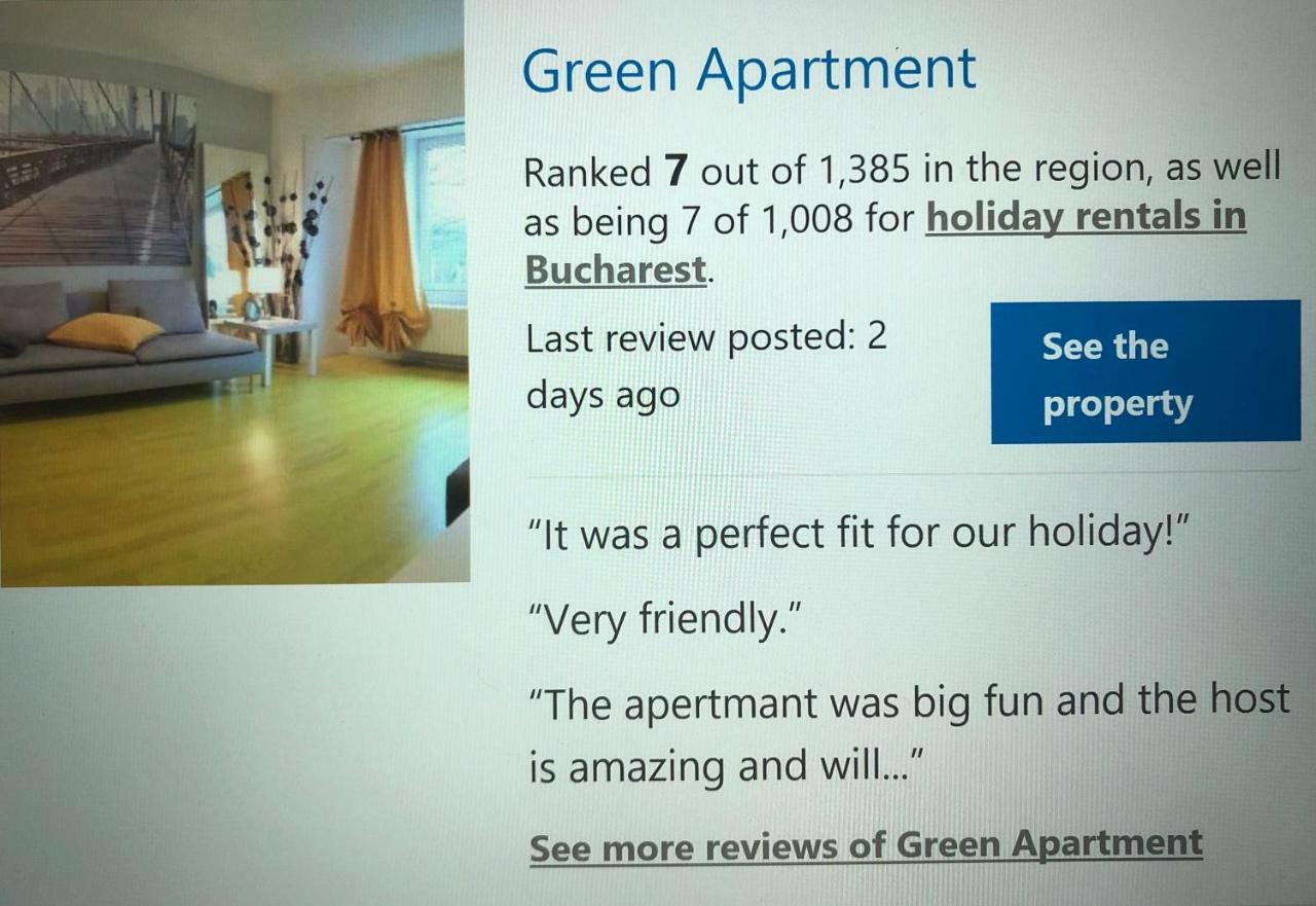 Green Apartment 6 Bucureşti Exterior foto